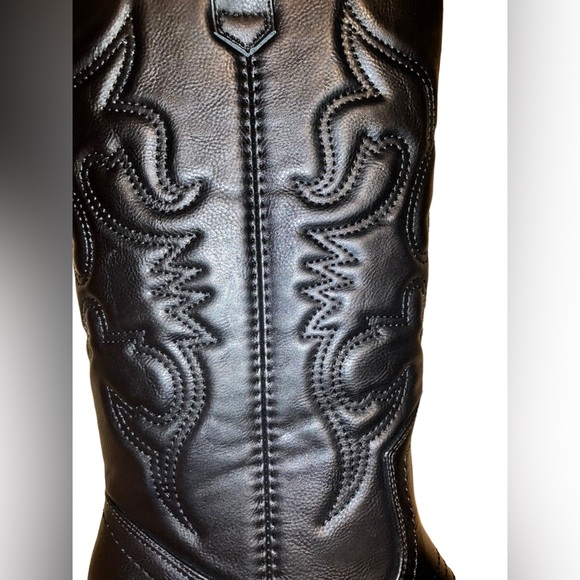 Cowgirl Boots Mid Calf Western Boots - Picture 9 of 9